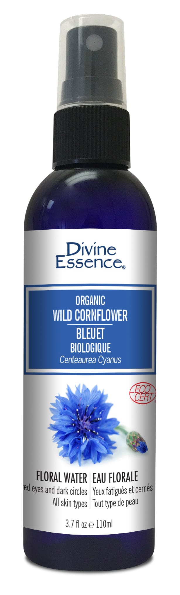 DIVINE ESSENCE Soins & Beauté Eau florale bio bleuet 110ml