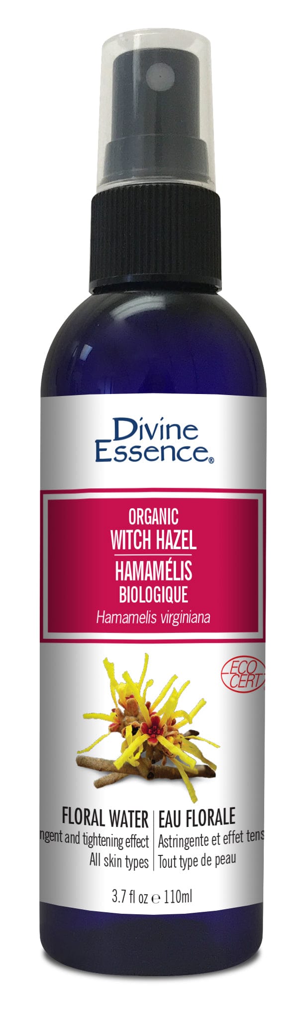 DIVINE ESSENCE Soins & Beauté Eau florale bio hamamélis 110ml