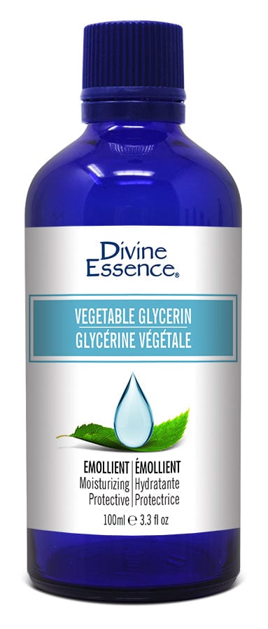 DIVINE ESSENCE Soins & Beauté Glycérine végétale (peau douce / lisse / sans OGM / 100% pure et naturelle) 100ml