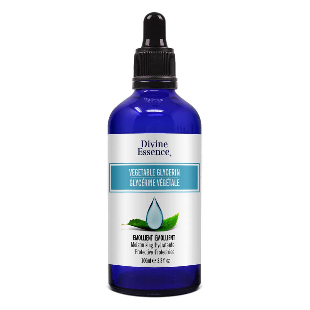 DIVINE ESSENCE Soins & Beauté Glycérine végétale (peau douce / lisse / sans OGM / 100% pure et naturelle) 100ml
