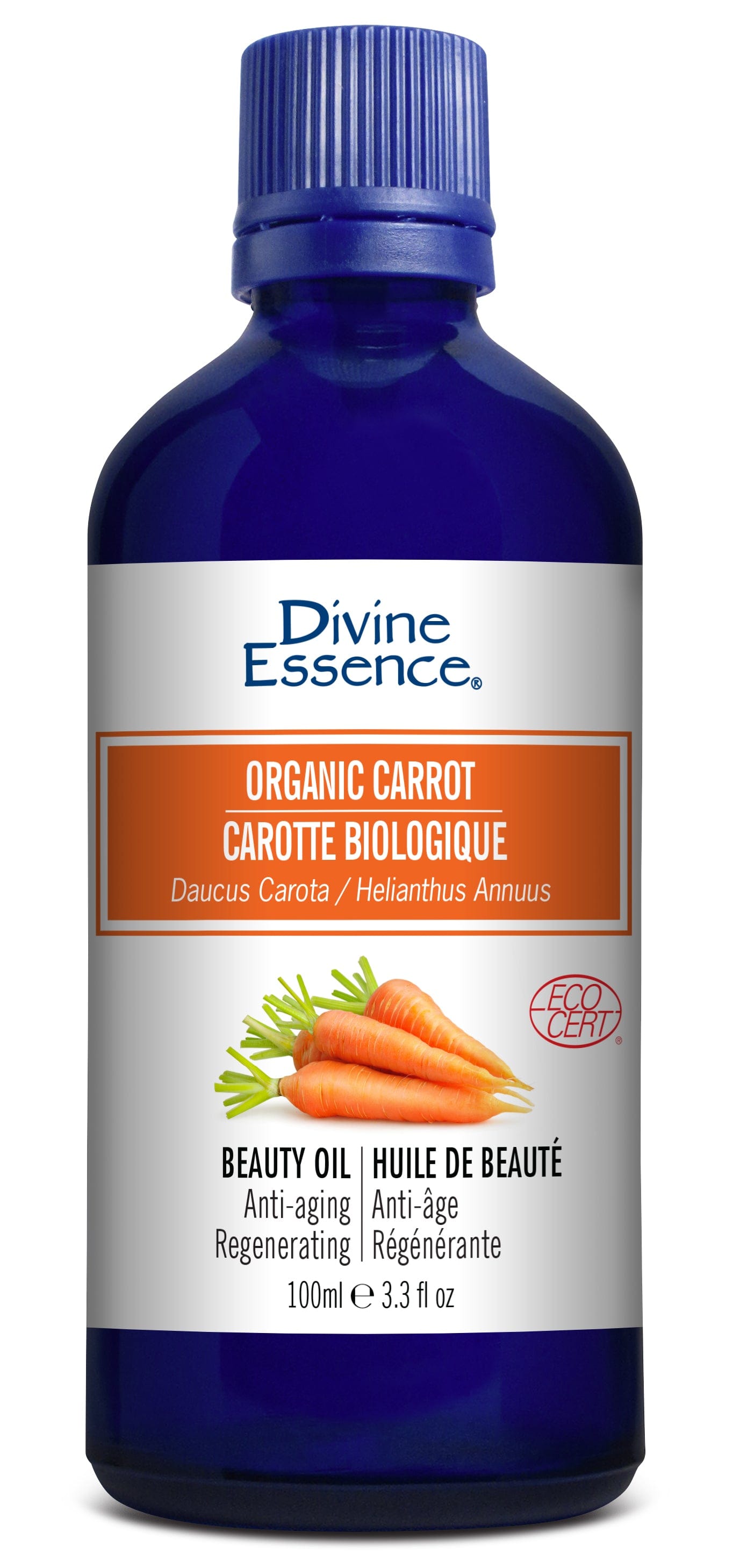 DIVINE ESSENCE Soins & Beauté Huile de carotte bio 100ml