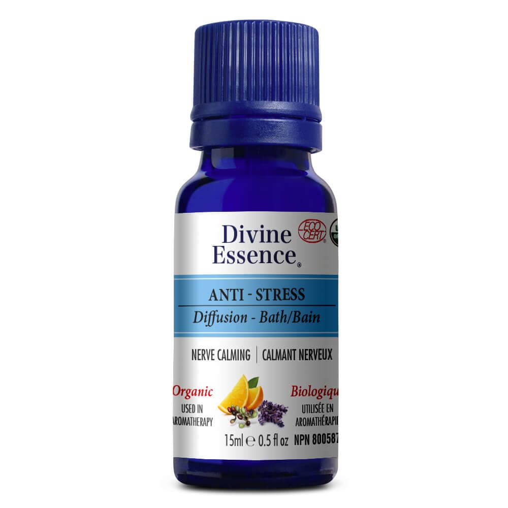 DIVINE ESSENCE Suppléments Complexe d'huiles essentielles anti-stress (calmant nerveux) bio 15ml
