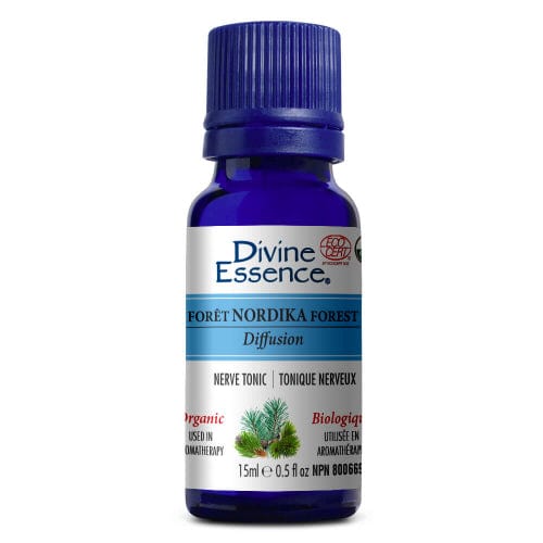 DIVINE ESSENCE Suppléments Complexe d'huiles essentielles Forêt nordika (tonique nerveux) bio 15ml