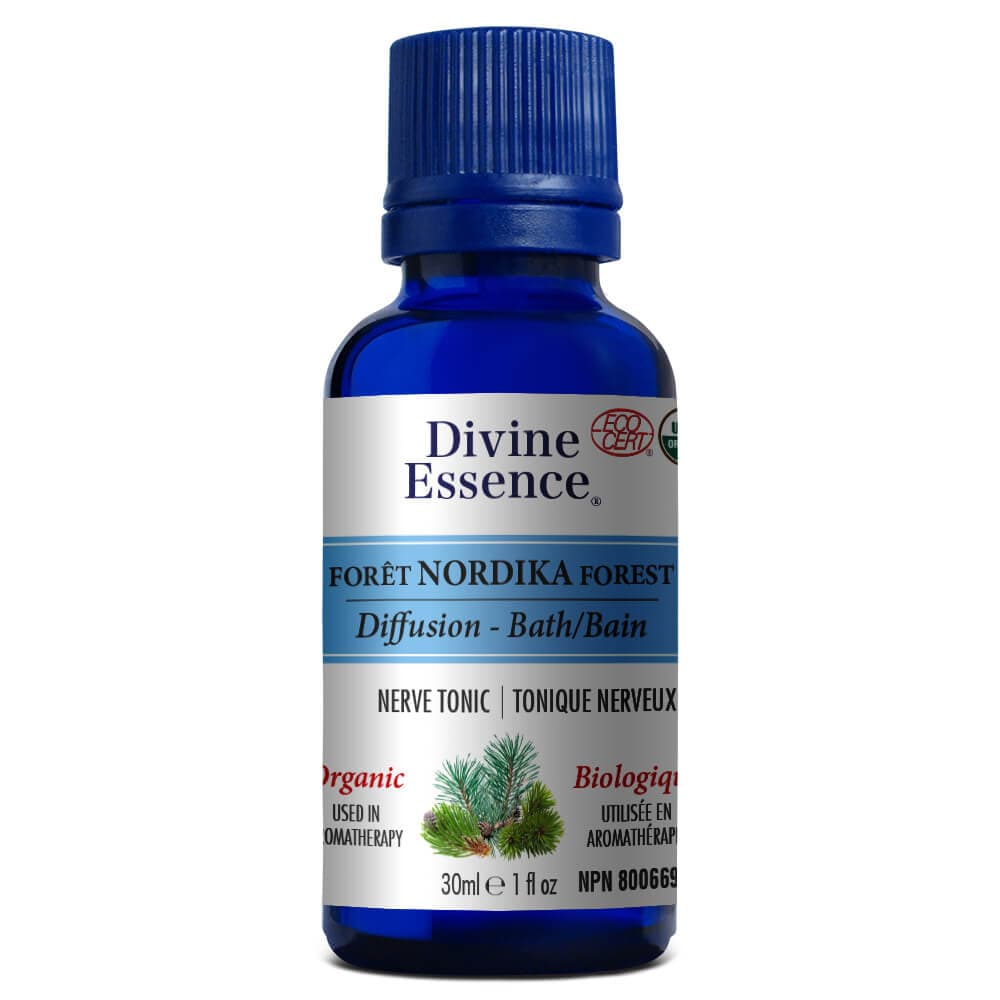 DIVINE ESSENCE Suppléments Complexe d'huiles essentielles Forêt nordika (tonique nerveux) bio 30ml
