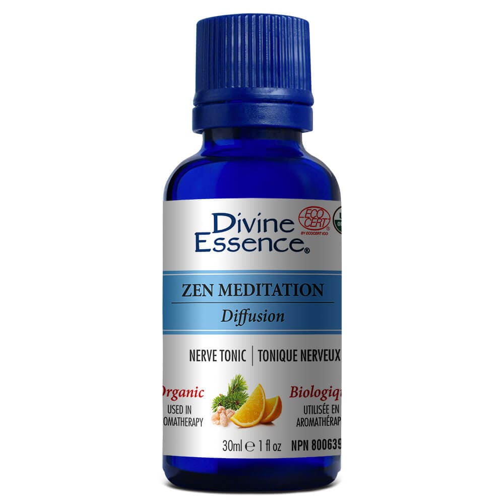 DIVINE ESSENCE Suppléments Complexe d'huiles essentielles Zen (méditation) bio 30ml