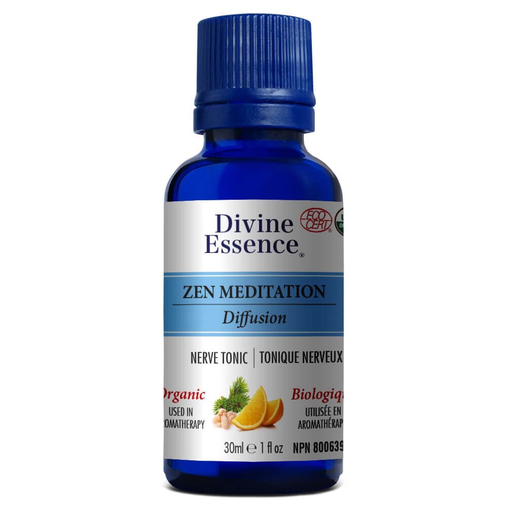 DIVINE ESSENCE Suppléments Complexe d'huiles essentielles Zen (méditation) bio 30ml