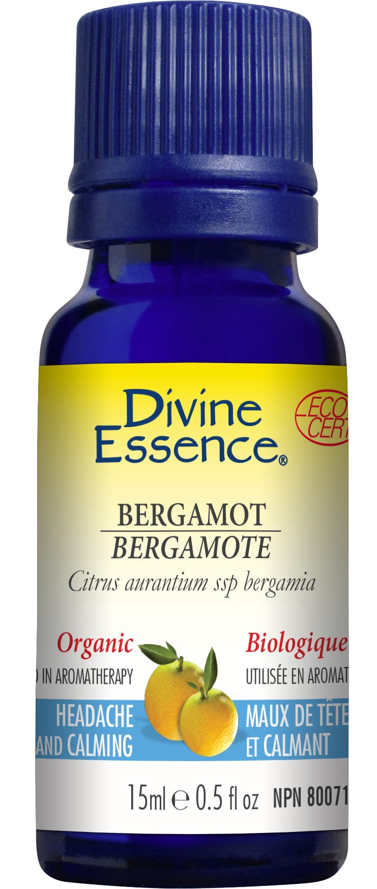 DIVINE ESSENCE Suppléments Huile essentielle bergamote bio 15ml