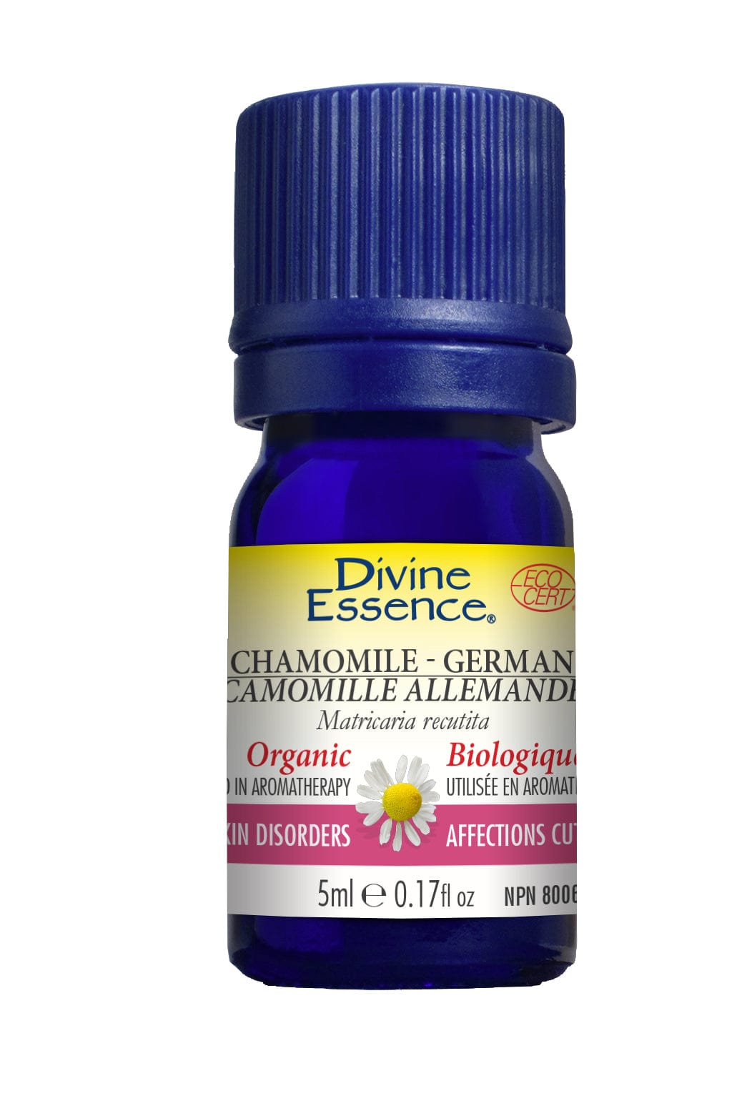 DIVINE ESSENCE Suppléments Huile essentielle camomille Allemande bio 5ml