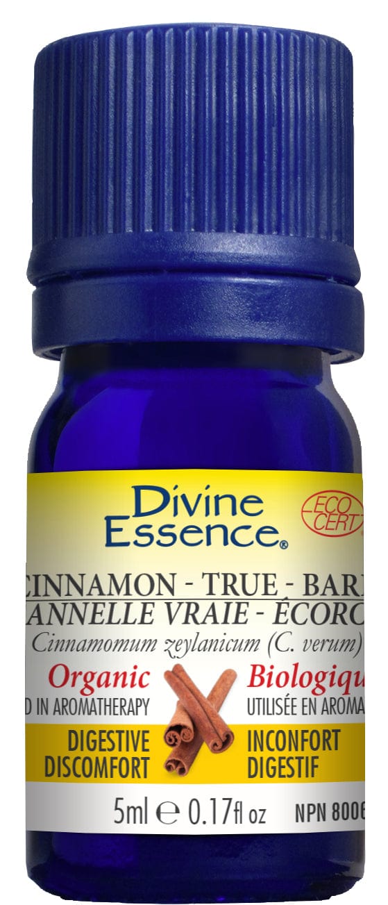 DIVINE ESSENCE Suppléments Huile essentielle cannelle vraie écorce bio 5ml