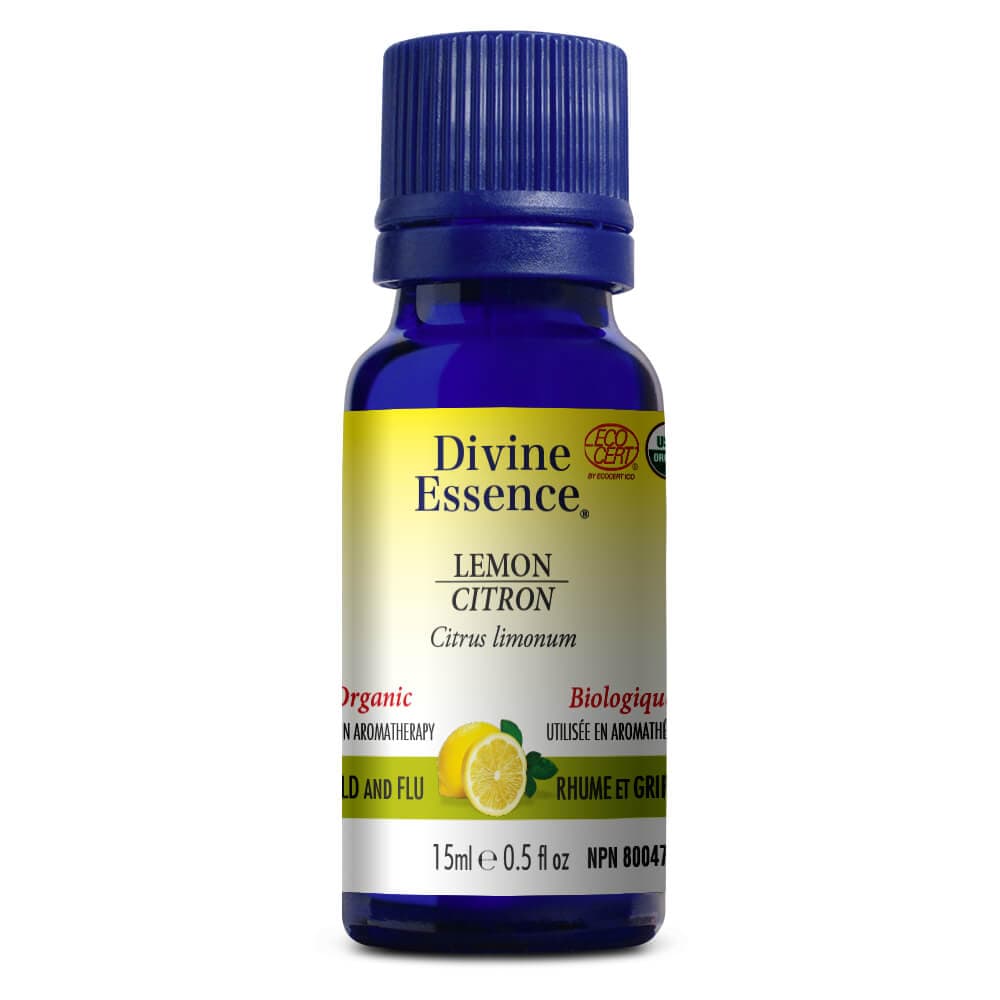 DIVINE ESSENCE Suppléments Huile essentielle citron bio 15ml