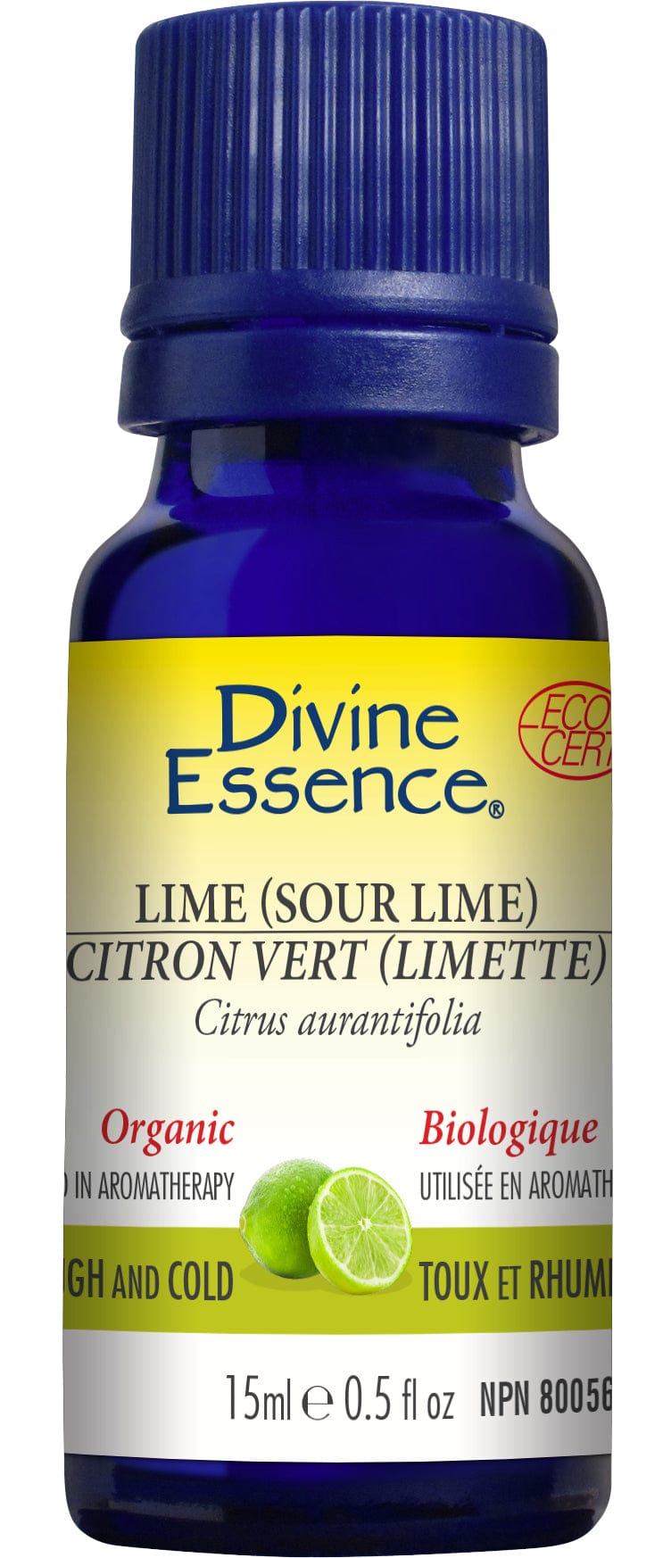 DIVINE ESSENCE Suppléments Huile essentielle citron vert bio 15ml