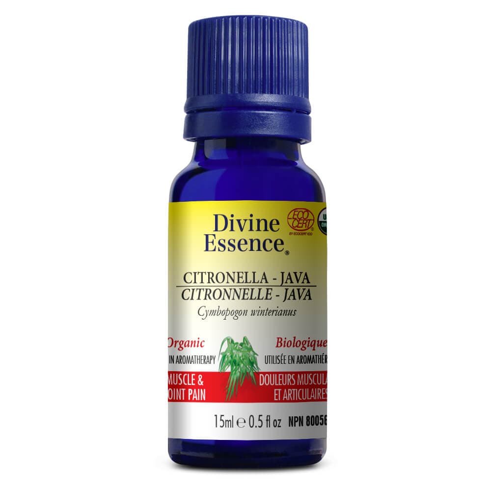 DIVINE ESSENCE Suppléments Huile essentielle citronnelle java bio 15ml