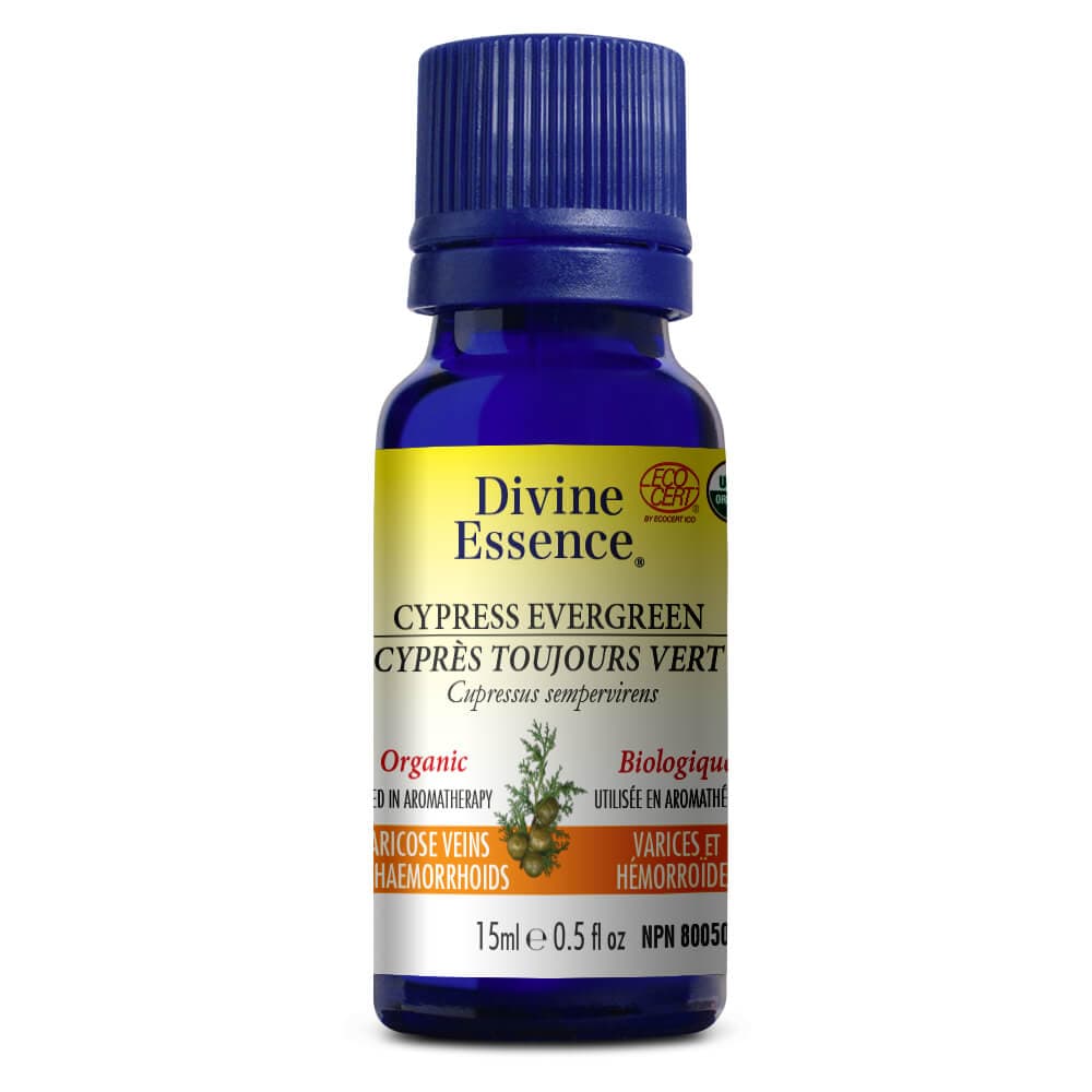 DIVINE ESSENCE Suppléments Huile essentielle cyprès toujours vert bio 15ml