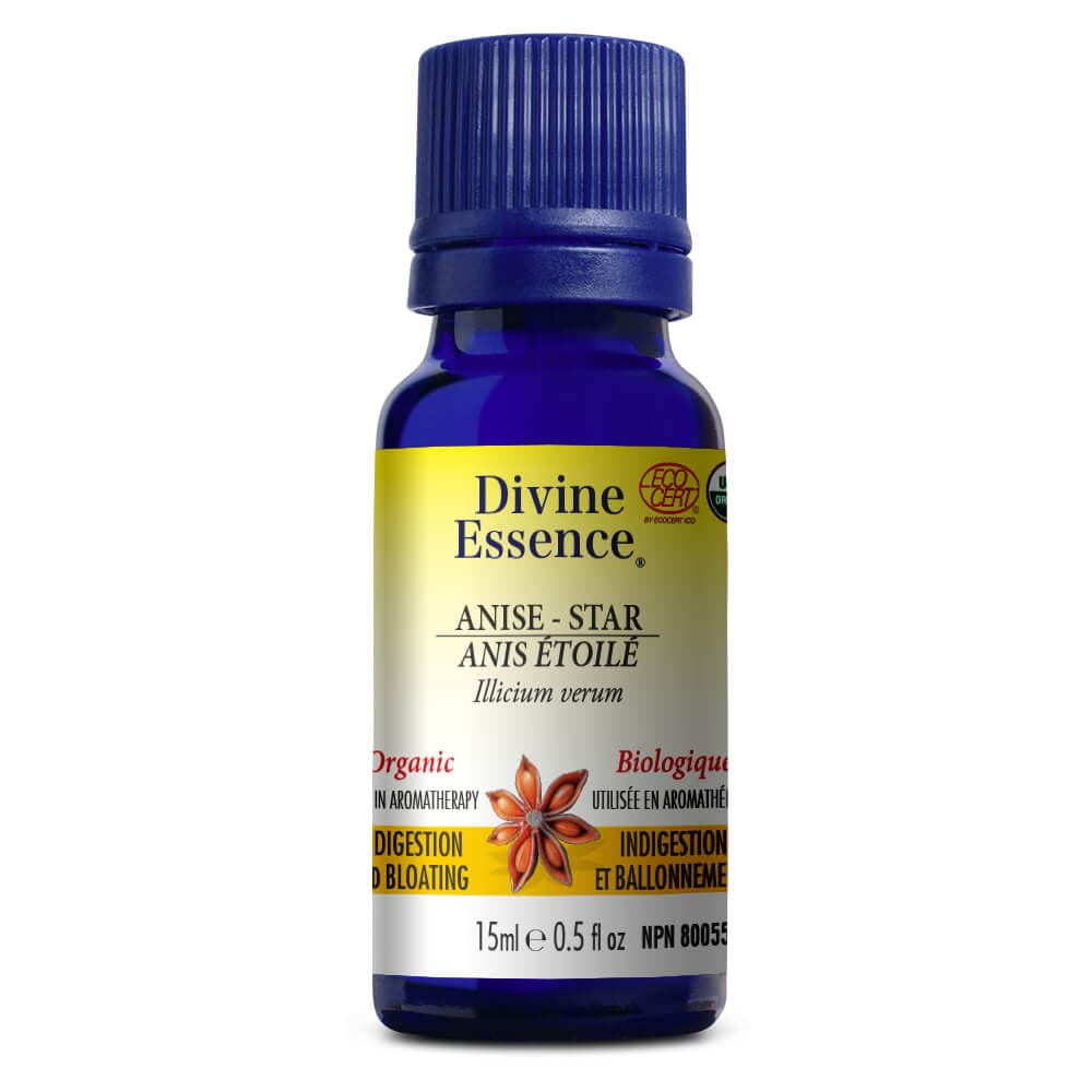 DIVINE ESSENCE Suppléments Huile essentielle d'anis étoilé bio 15ml