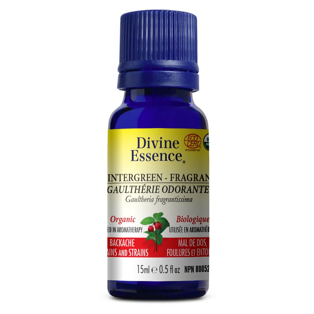 DIVINE ESSENCE Suppléments Huile essentielle gaulthérie odorante bio 15ml