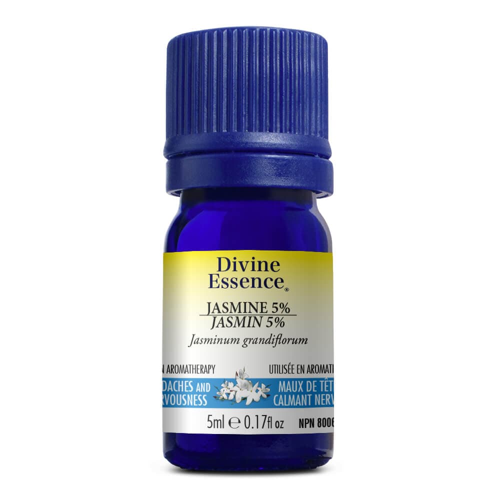 DIVINE ESSENCE Suppléments Huile essentielle jasmine absolue 5% 5ml