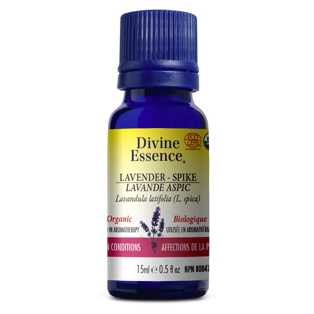 DIVINE ESSENCE Suppléments Huile essentielle lavande aspic bio 15ml
