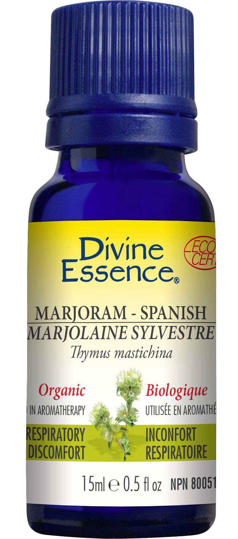 DIVINE ESSENCE Suppléments Huile essentielle Marjolaine sylvestre bio 15ml