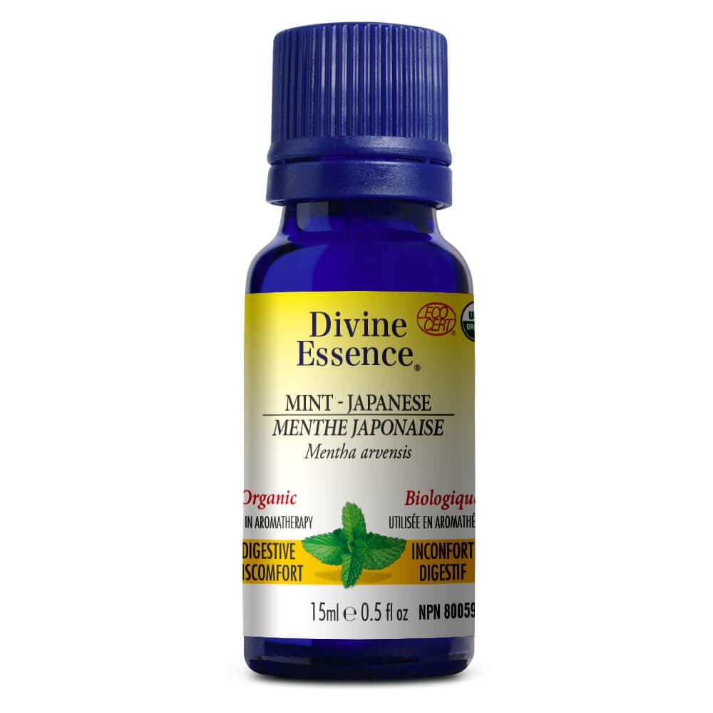 DIVINE ESSENCE Suppléments Huile essentielle menthe arvensis des champs bio 15ml