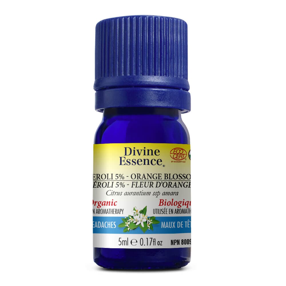 DIVINE ESSENCE Suppléments Huile essentielle néroli 5% fleur d'oranger bio 5ml