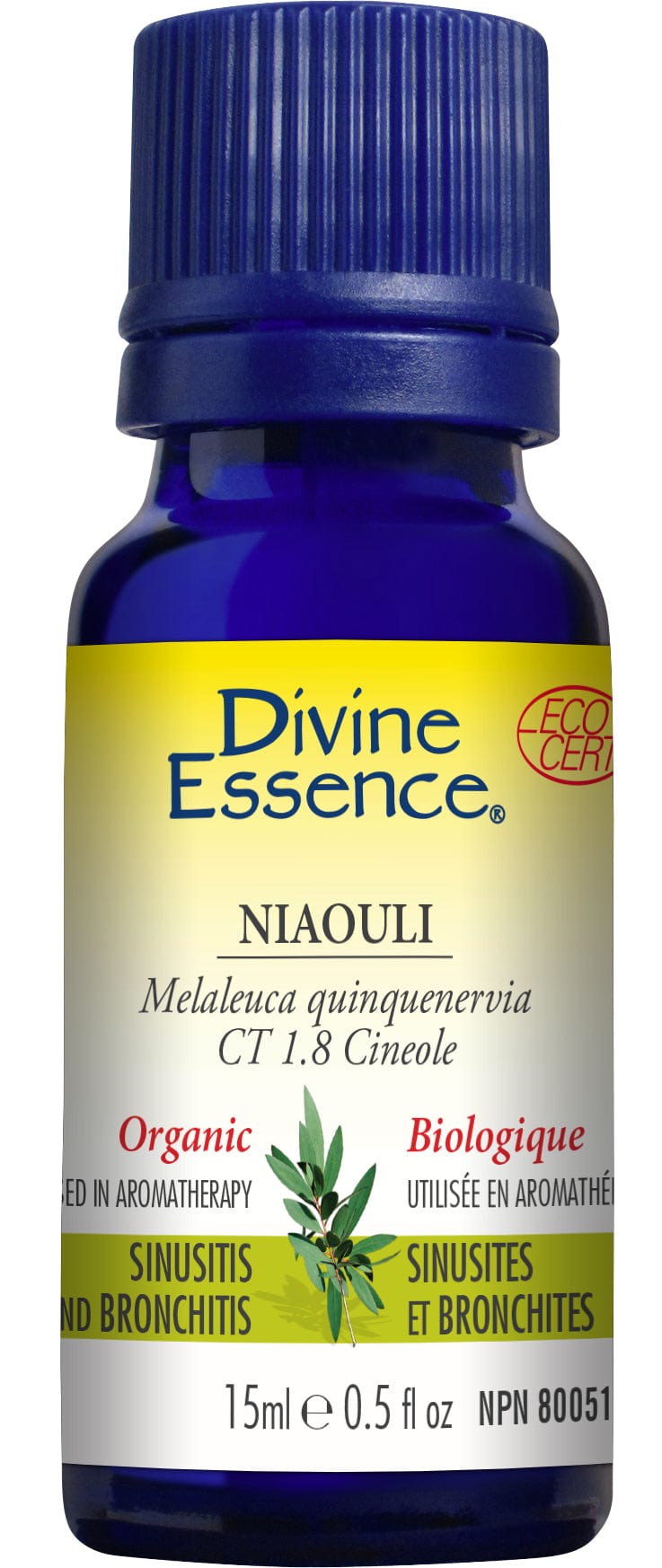 DIVINE ESSENCE Suppléments Huile essentielle niaouli bio 15ml