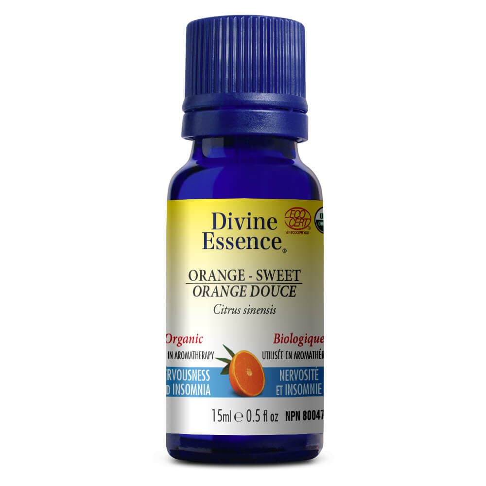 DIVINE ESSENCE Suppléments Huile essentielle orange douce bio 15ml