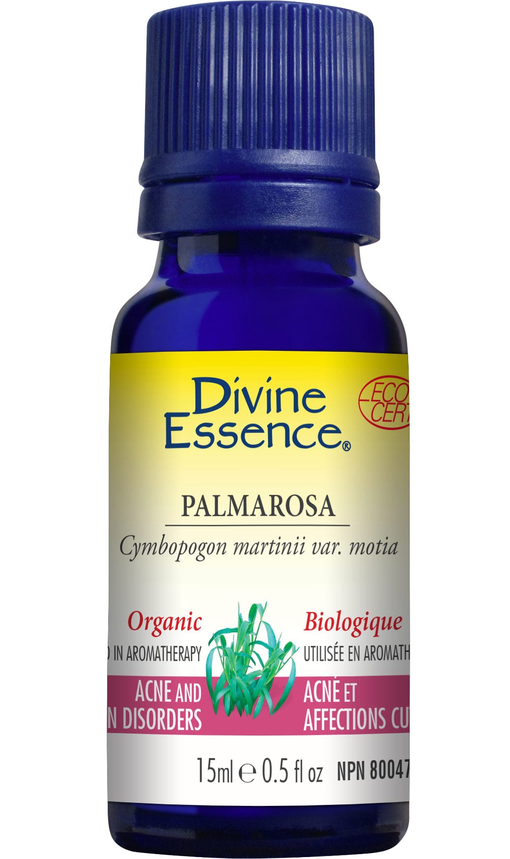 DIVINE ESSENCE Suppléments Huile essentielle palmarosa bio 15ml