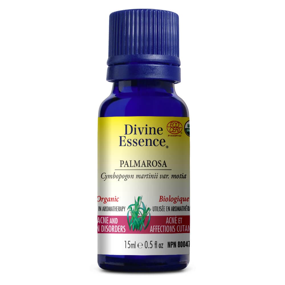 DIVINE ESSENCE Suppléments Huile essentielle palmarosa bio 15ml