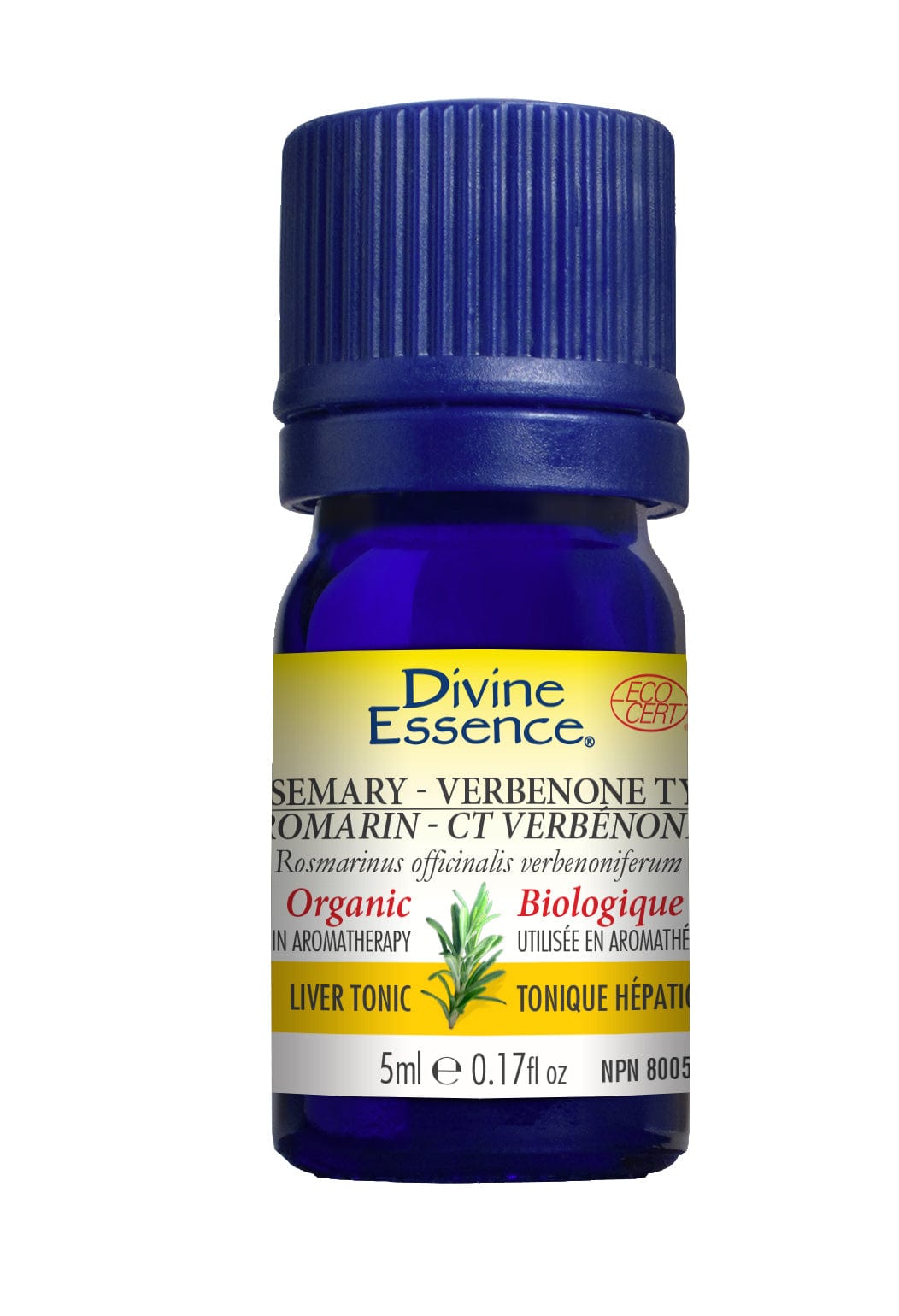 DIVINE ESSENCE Suppléments Huile essentielle romarin à verbénone bio 5ml