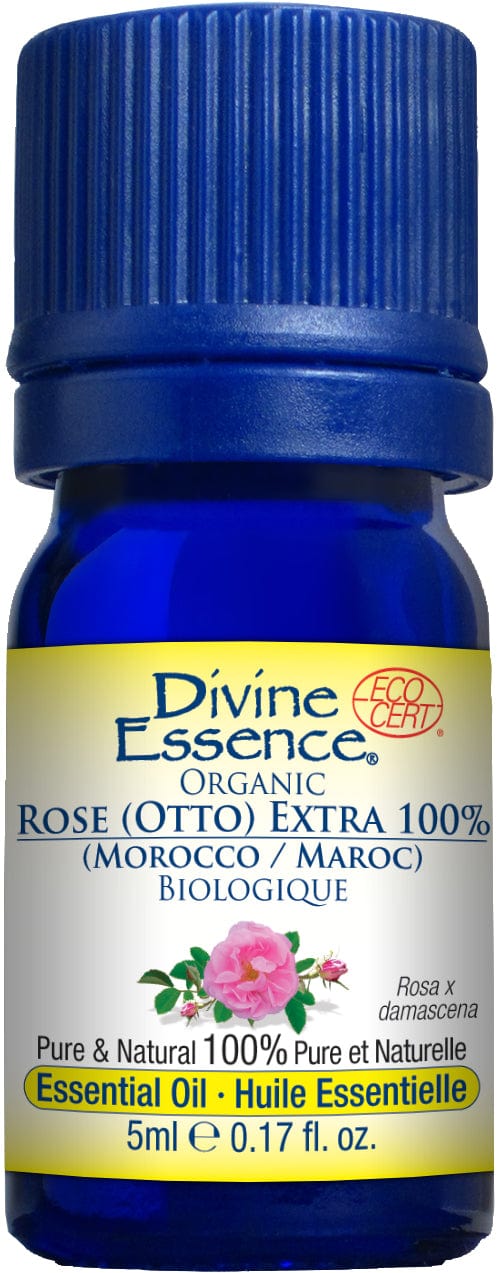DIVINE ESSENCE Suppléments Huile essentielle rose extra 5% Otto bio 5ml
