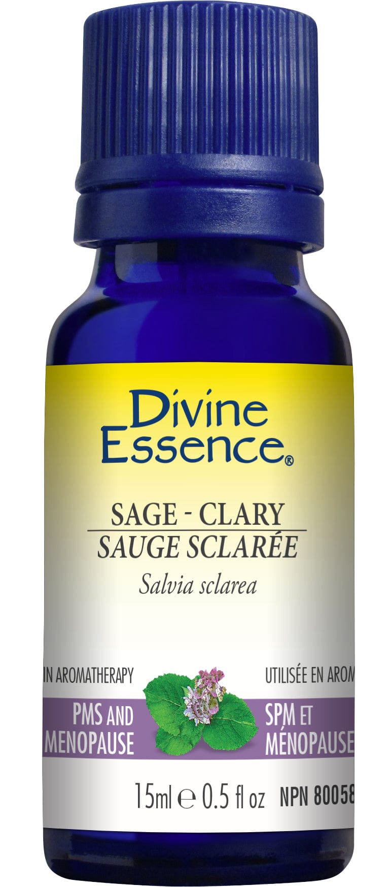 DIVINE ESSENCE Suppléments Huile essentielle sauge sclarée 15ml