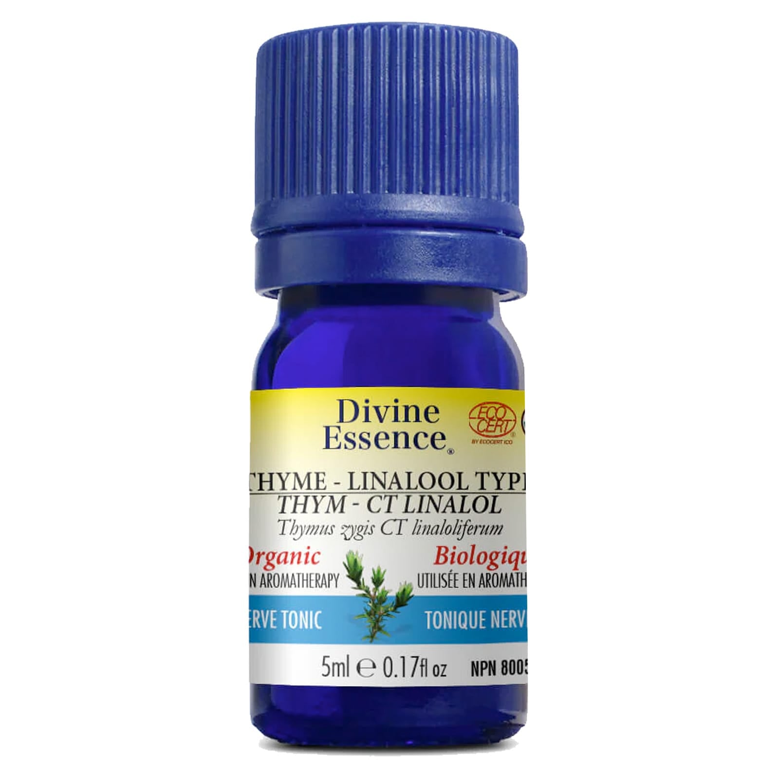 DIVINE ESSENCE Suppléments Huile essentielle thym linalol bio 5ml
