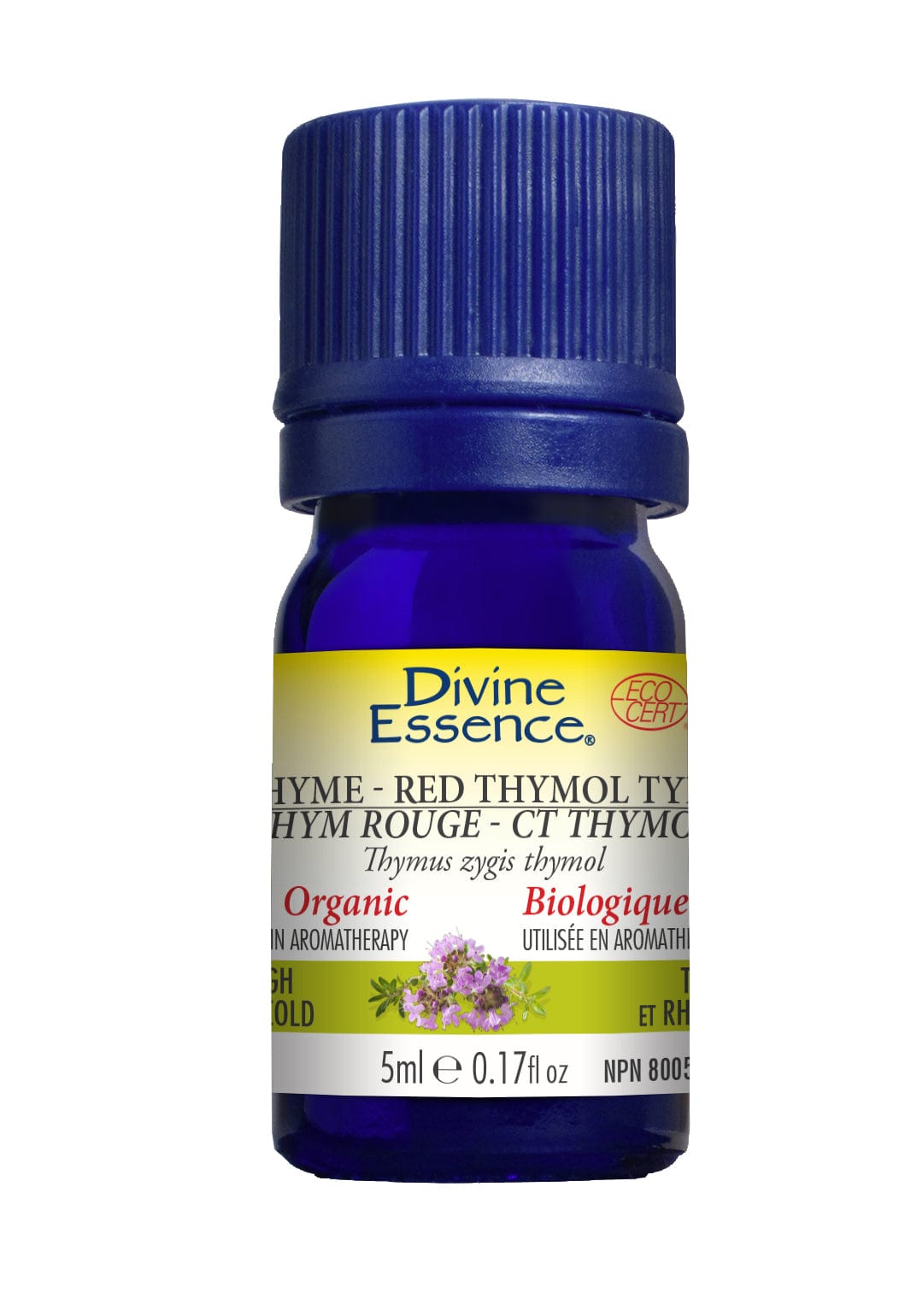 DIVINE ESSENCE Suppléments Huile essentielle thym rouge bio 5ml