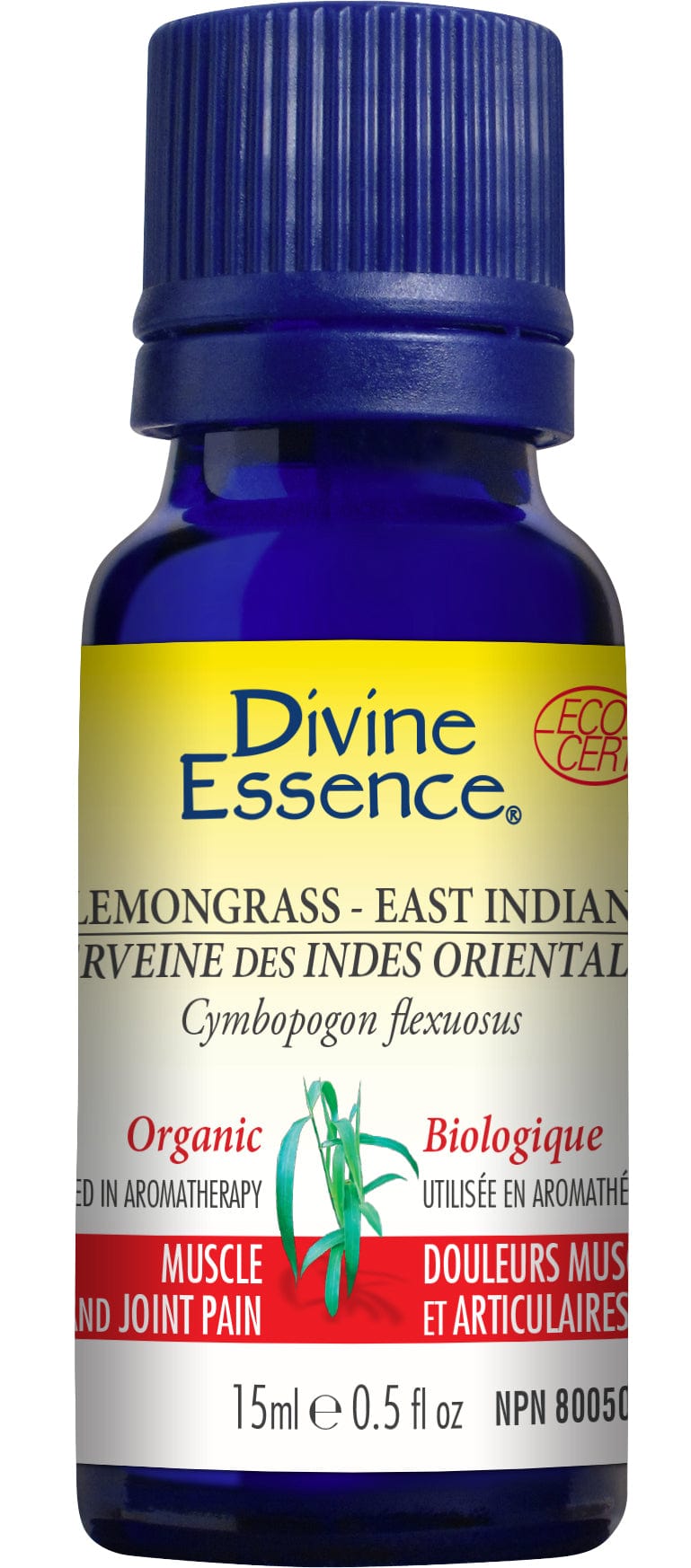 DIVINE ESSENCE Suppléments Huile essentielle verveine des Indes orientales bio 15ml
