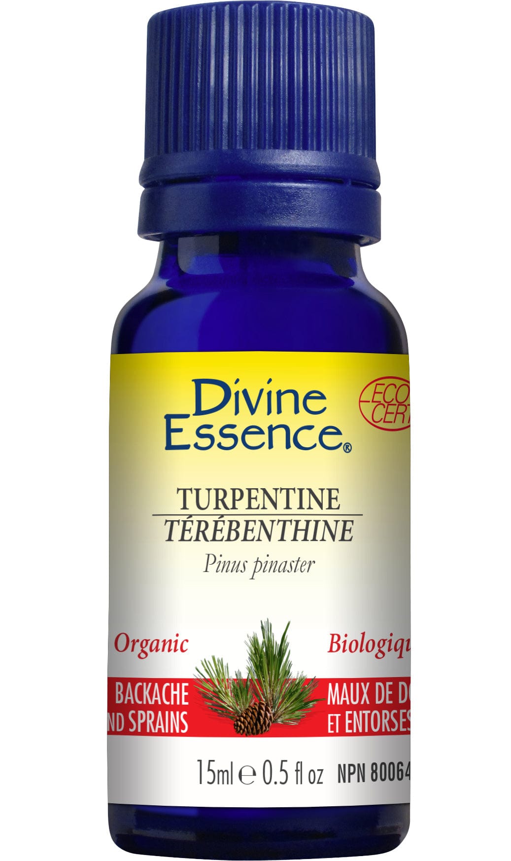 DIVINE ESSENCE Suppléments Huile essentille térébenthine résine bio 15ml