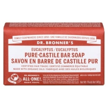 DR.BRONNER'S Soins & beauté Savon en barre de castille eucalyptus  140g