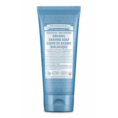 DR.BRONNERS Soins & beauté Savon de rasage non-parfumé bio 207 ml