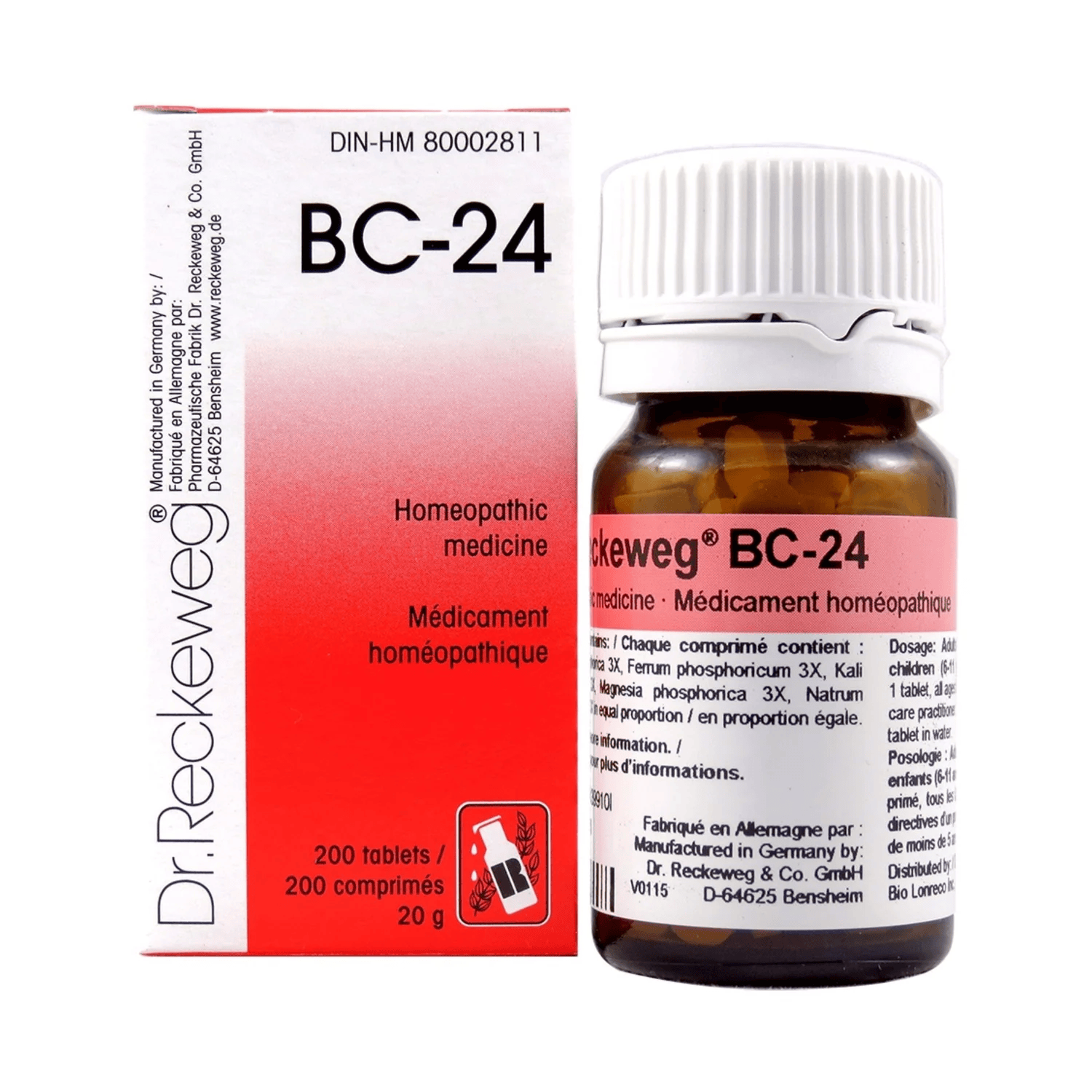 DR.RECKEWEG Suppléments BC-24 200comp