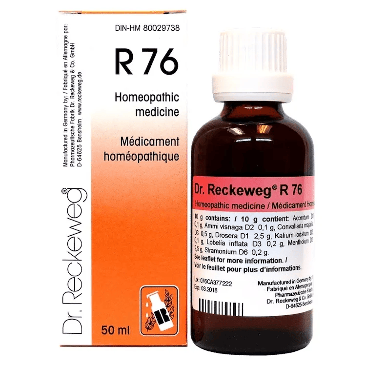 DR.RECKEWEG Suppléments R76 (essouflement, asthme) 50ml