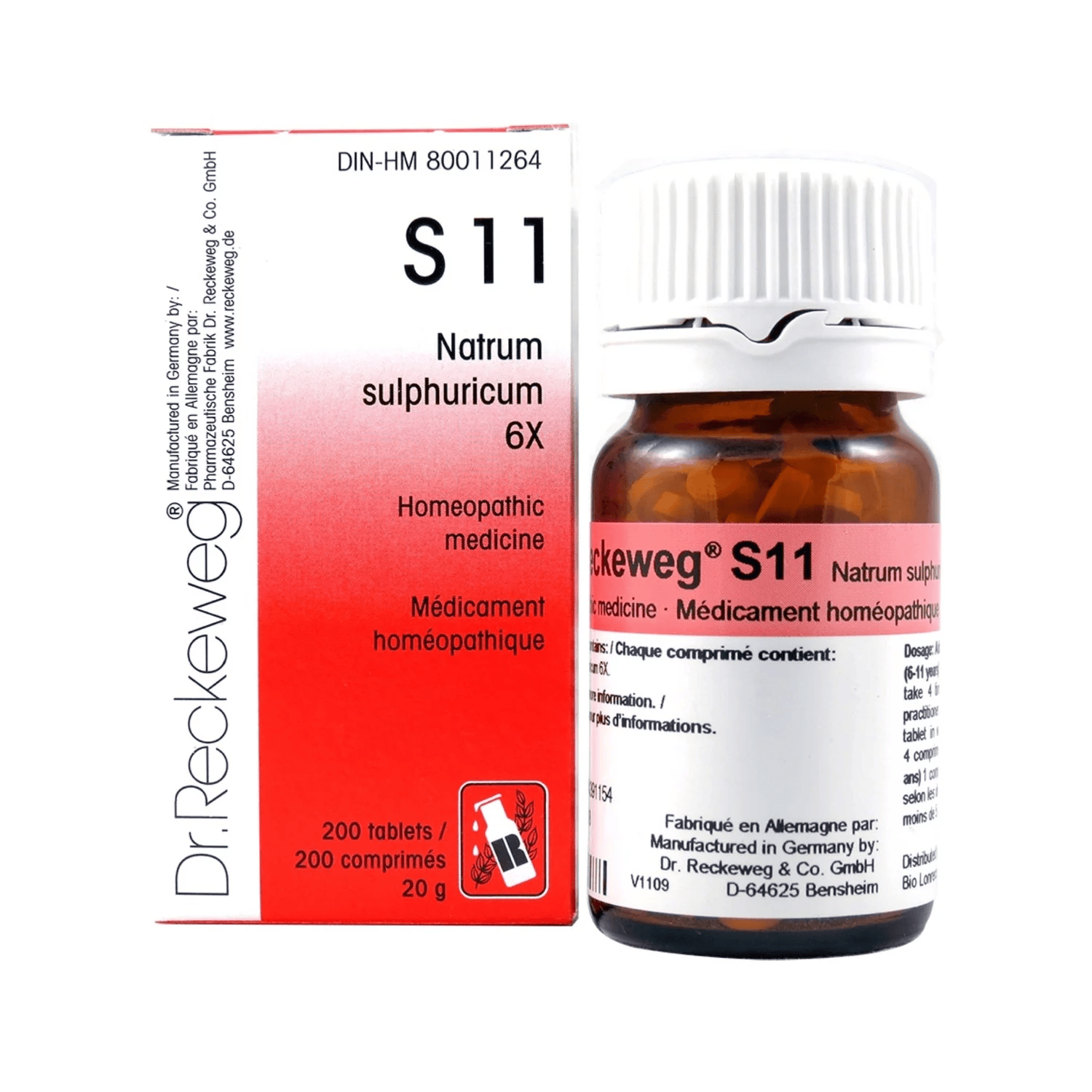 DR.RECKEWEG Suppléments S11 200comp