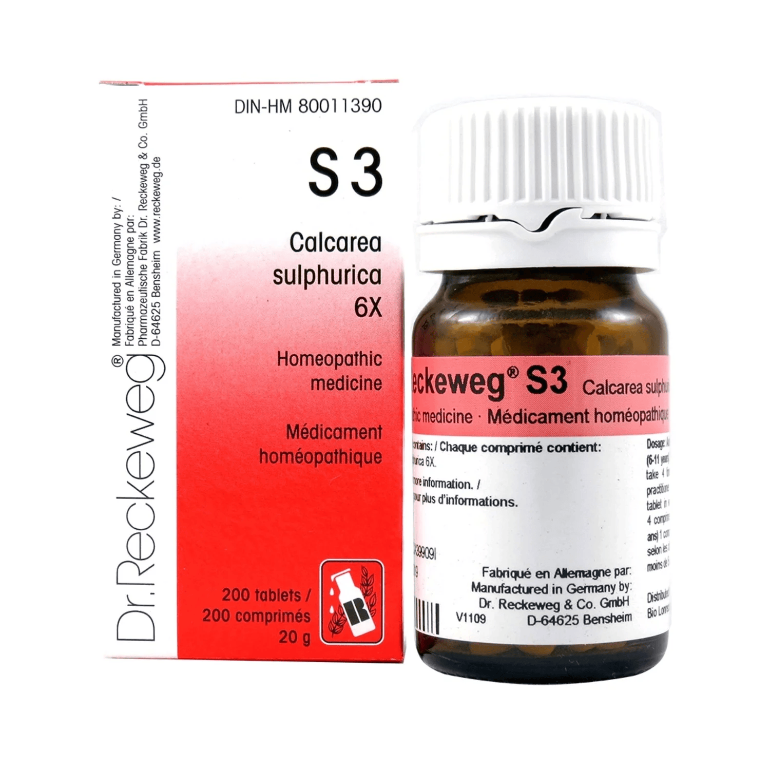 DR.RECKEWEG Suppléments S3 200comp