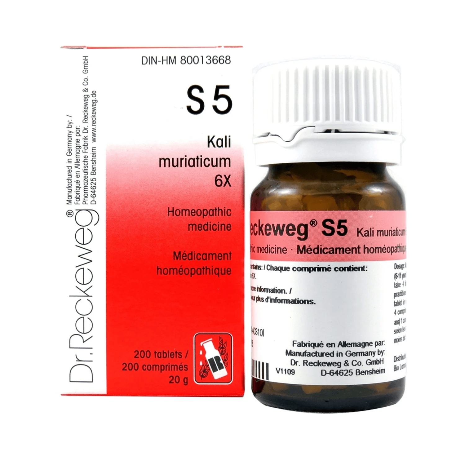 DR.RECKEWEG Suppléments S5 6x 200comp