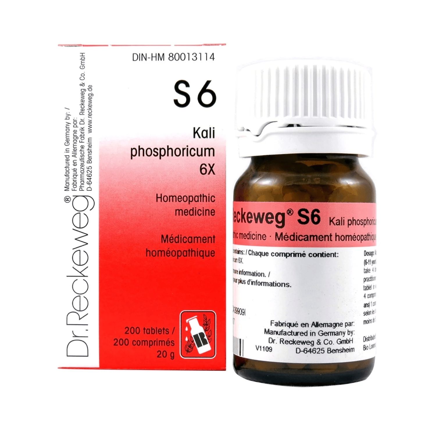 DR.RECKEWEG Suppléments S6 200comp