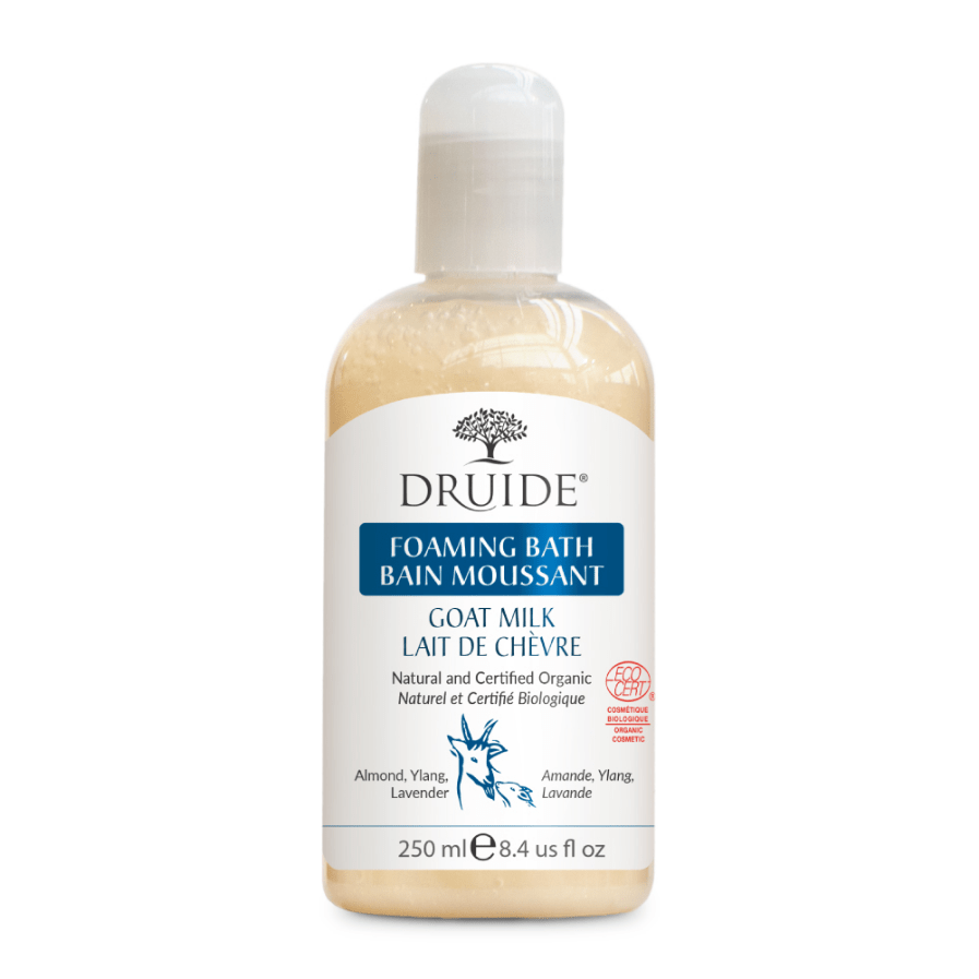 DRUIDE Soins & beauté Bain moussant lait de chèvre bio  250ml