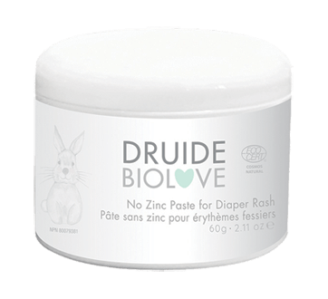 DRUIDE Soins & beauté Pâte sans zinc pour érythèmes fessiers 60g