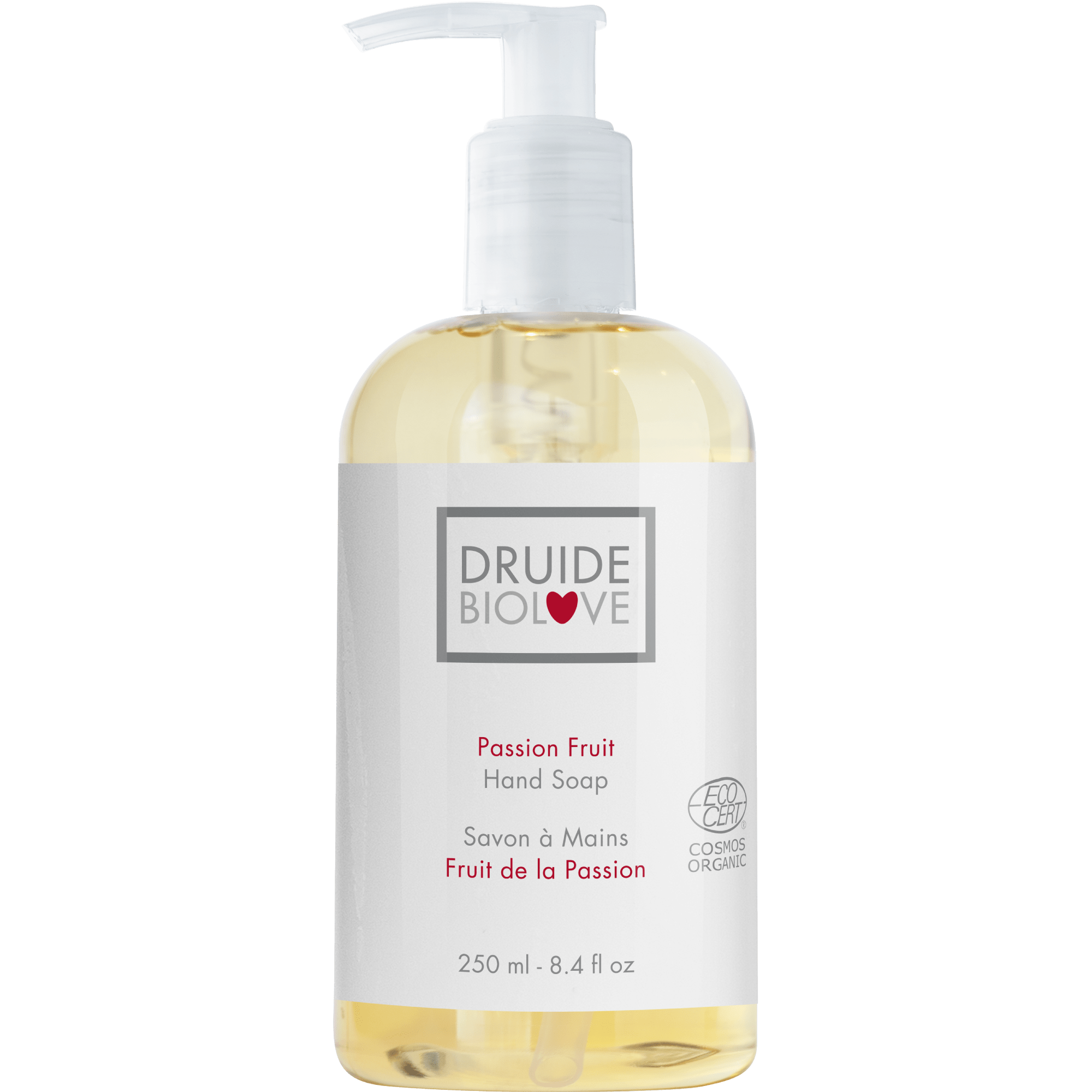 DRUIDE Soins & beauté Savon à mains fruit de la passion bio  250ml