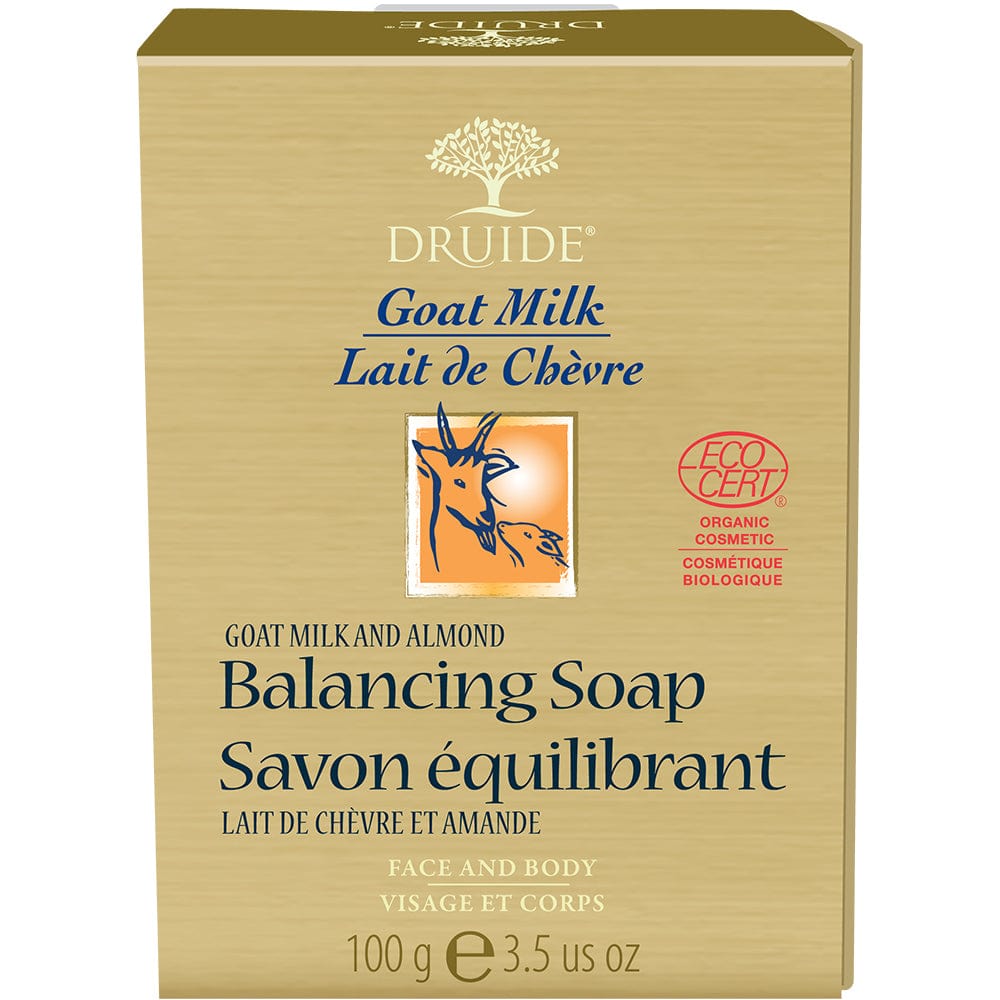 DRUIDE Soins & beauté Savon équilibrant lait chèvre bio 100g
