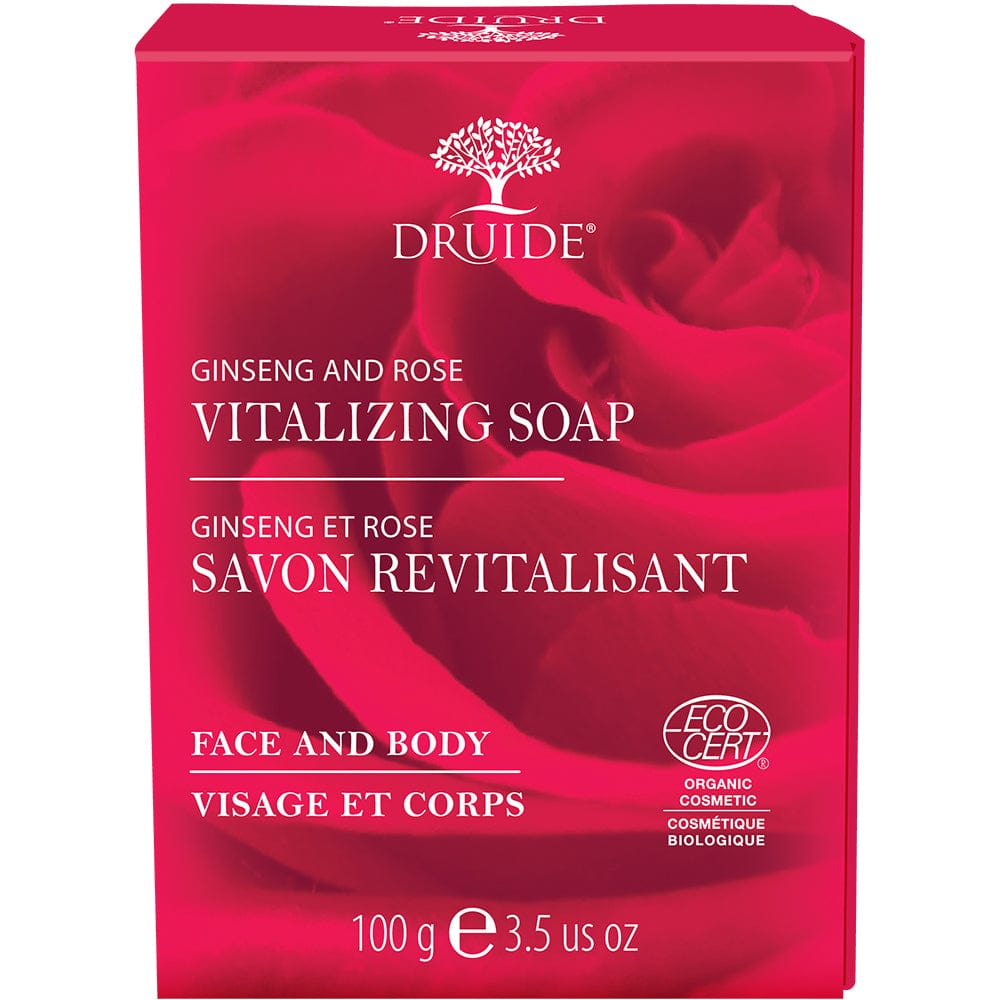 DRUIDE Soins & beauté Savon revitalisant (ginseng/rose) 100g