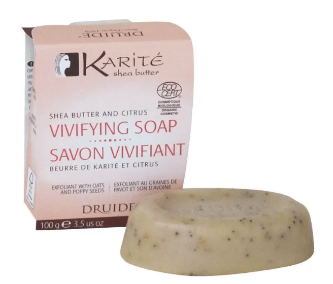 DRUIDE Soins & beauté Savon vivifiant  (karité/citrus) 100g