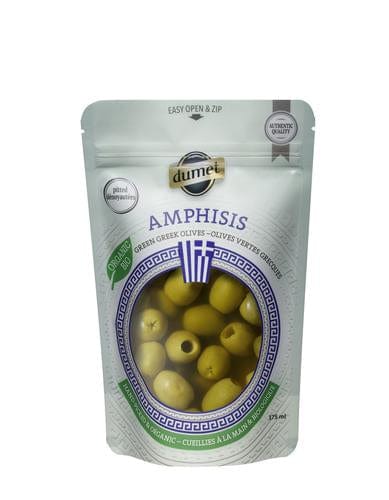 DUMET Épicerie Olives vertes grecques dénoyautées amphisis